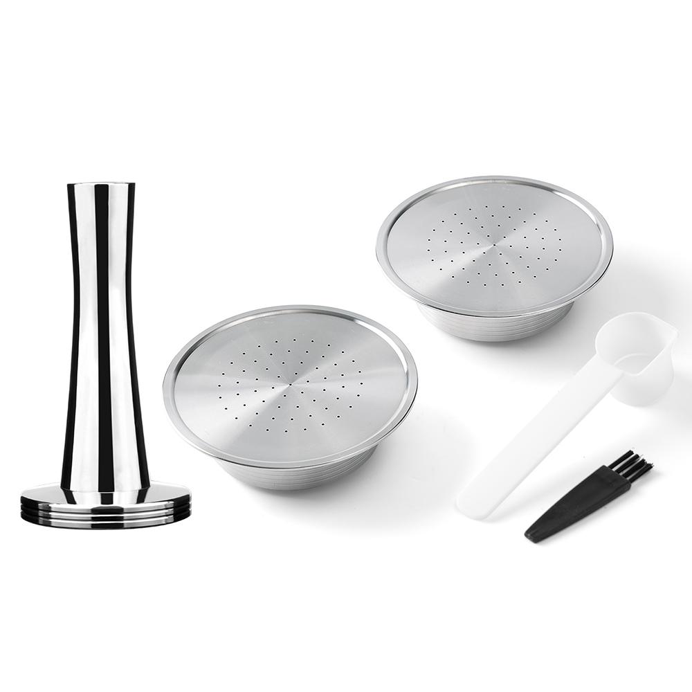 Reusable Coffee Capsule for Senseo HD7801 Coffee Maker Crema Refillable Filter Pod Stainless Steel Coffee Accessories