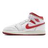 Air Jordan 1 Mid SE GS White Dune Red Kids Sneakers Lobster Sail Vachetta-Tan FJ3464-160