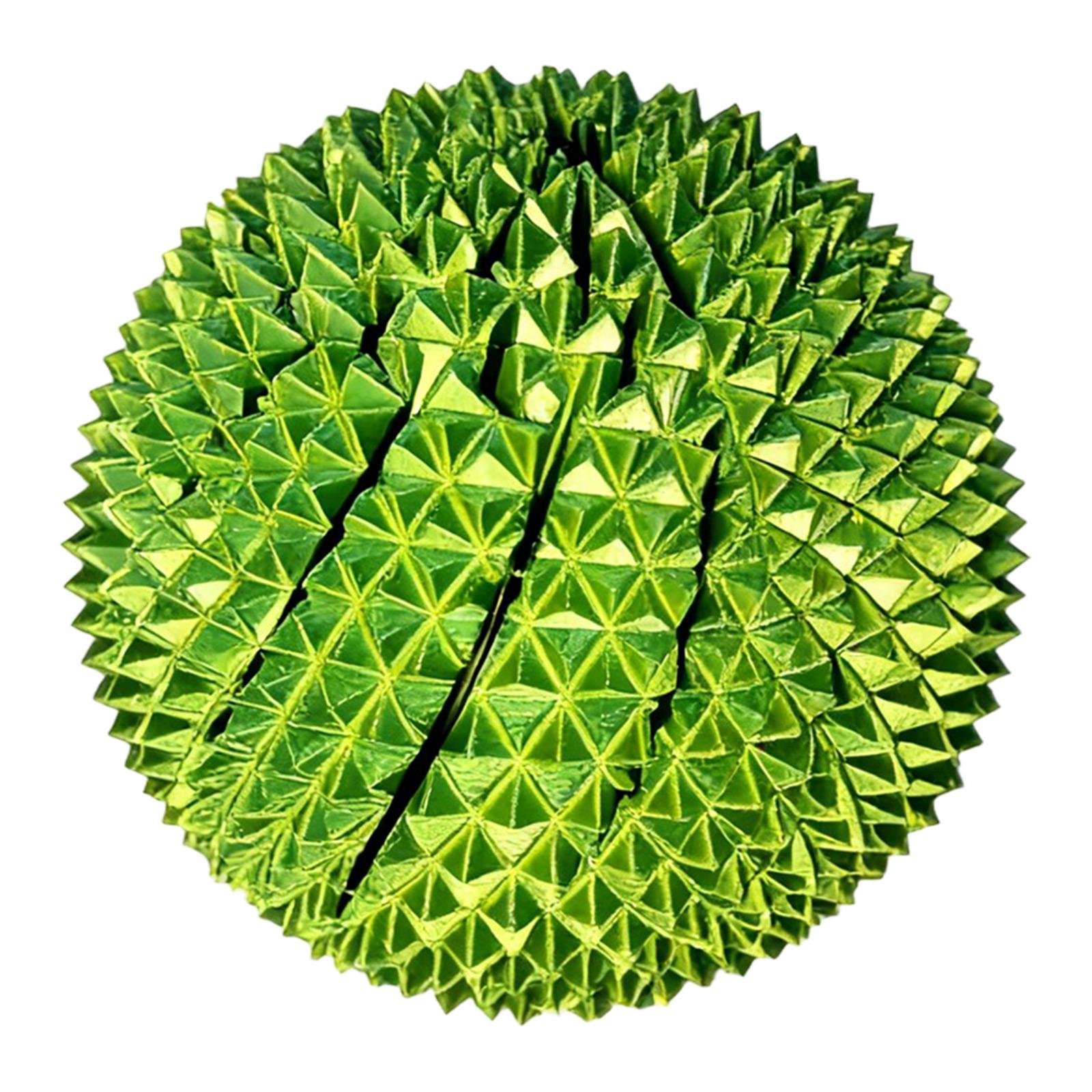 

3D Printed Spiked Sensory Trigger Twisted Spiral Stress Relief Ball Durable Flexible Material for Hand Exercise and Tactile Stimulation One Size зелений