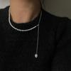 MARQUEMENT [Exclusive] Pearl Slide Drop Necklace
