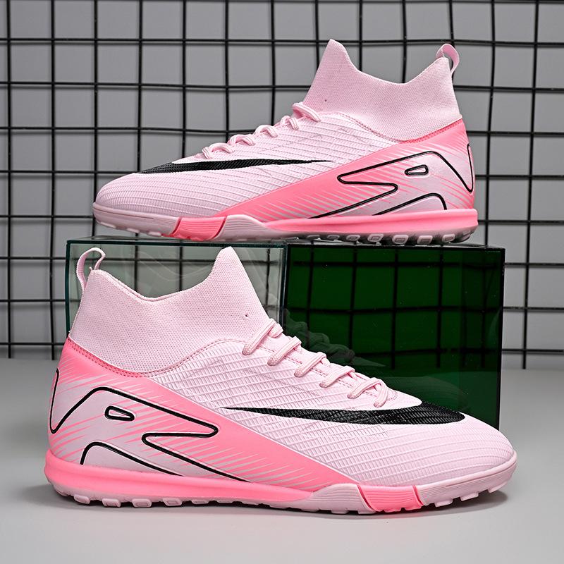 Genuine new football shoes, men's and women's adult high-top long nails, youth broken nails, student children's professional competition training sho