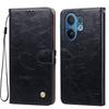 Portefeuille à rabat en cuir PU texture Crazy Horse vintage, étui de téléphone pour Vivo V60, porte-cartes, support, coque de protection antichoc