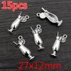Fashion Antique Silver Plated Winebowl Wine Bottle Chrams Metal Alloy Pendant DIY Charms DIY Jewelry Making Findings