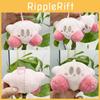 Sweet Pink Kirby Plush Doll Keychain Soft Cuddly Toy For Fashionable Bag Charm