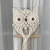 1pcs Handwoven Cotton Owl Wall Hanging | Nordic Bohemian Tapestry with Tassels Rope Decor Home Decoration Supplies
