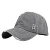 Baseball Retro Cap Denim Distressed Washed Old Solid Color Duckbill Hat Hat Sun
