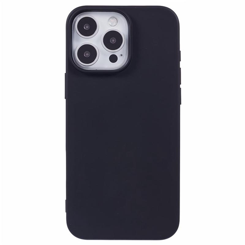 For iPhone 16 Pro Max Case TPU Phone Cover with Screen Film (Big Lens Hole)