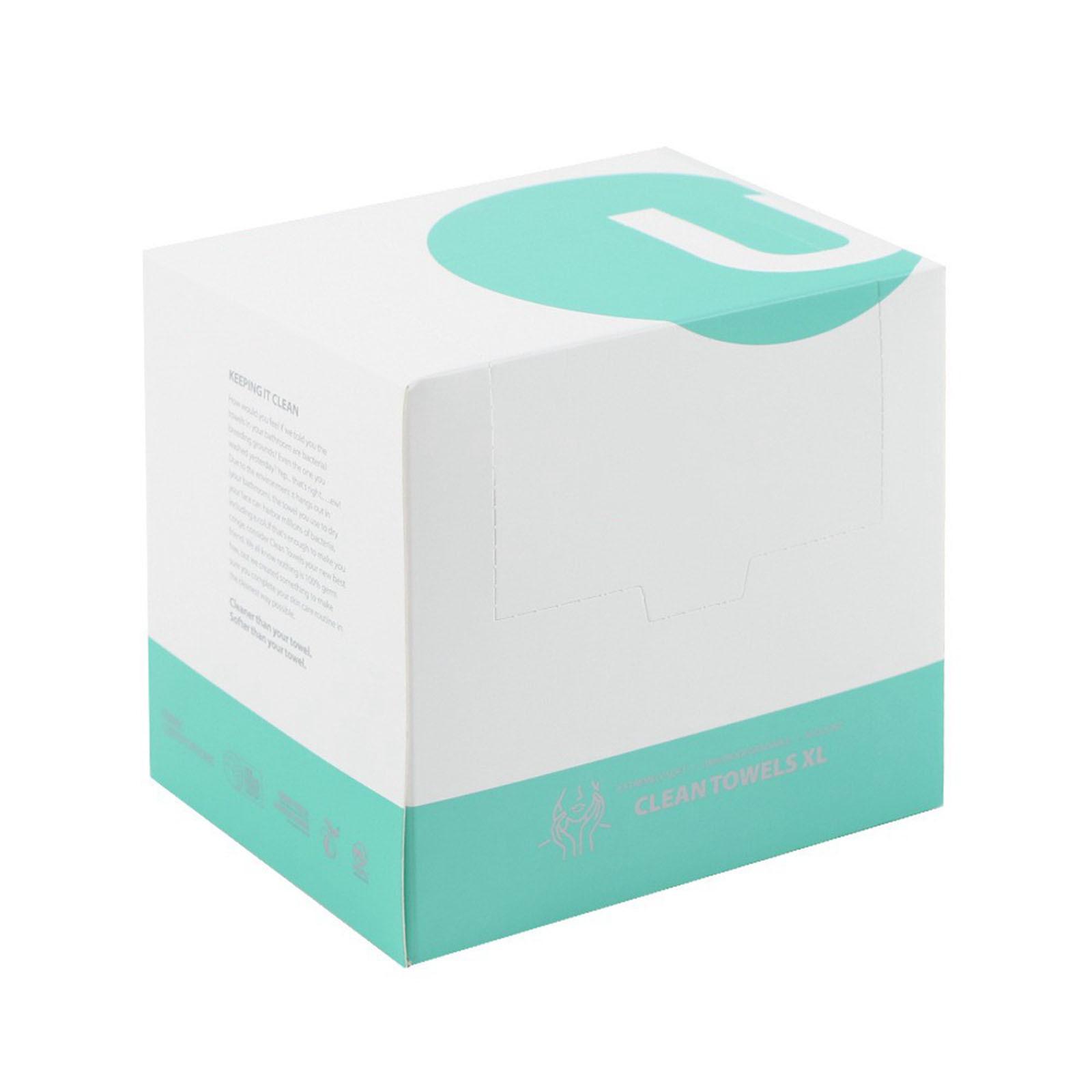 

Facial Cleansing Towel Box, Disposable Absorbent Thickened Facial Cotton Soft Towel, Beauty Salon Makeup Remover Towel. One Size белый