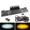 Car Front Bumper LED License Number Plate Lights Spotlight Mounting License Plate Bracket Holder Universal for Car Offroad ATV