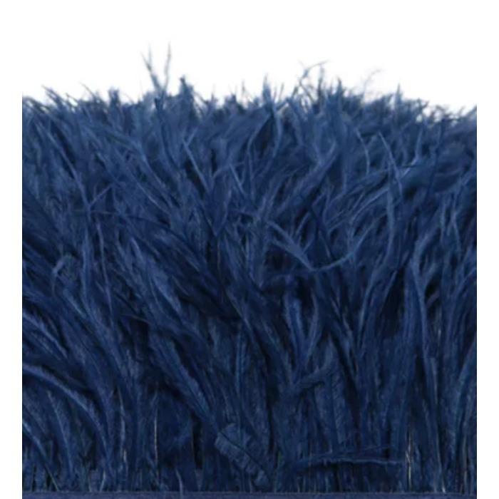 FeatherBeatiful 1meter Black Ostrich Feathers Trim Cloth Sideband Ostrich Feather Trims Clothing Wedding Feather Ribbon Sewing Decorati