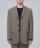 Musinsa Standard Oversized 3-Button Blazer [Dusty Beige]
