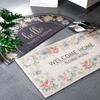 Half-Round Anti-Slip Cross-Border Flower Doormat