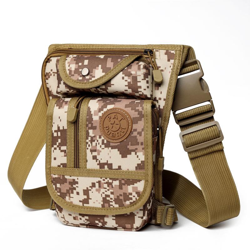 

Чоловіча нагрудна сумка-слінг для походів, крот, багатофункціональна оксфордська камуфляжна зручна, міцна сумка для активного відпочинку, модна сумка Pbone Khaki