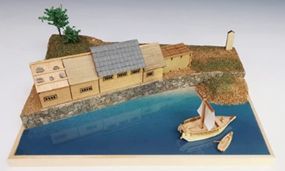 Woody Joe Stations of the Tokaido Wooden Model Assembly Kit Fifty-three Series Shinagawa-shuku (Shinagawa Inn) Non-Scale