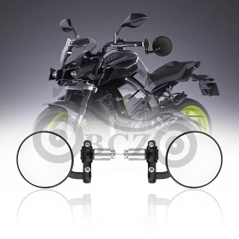 Harley Prince Retro Non-Folding Handlebar Rearview Mirror for Motorcycles