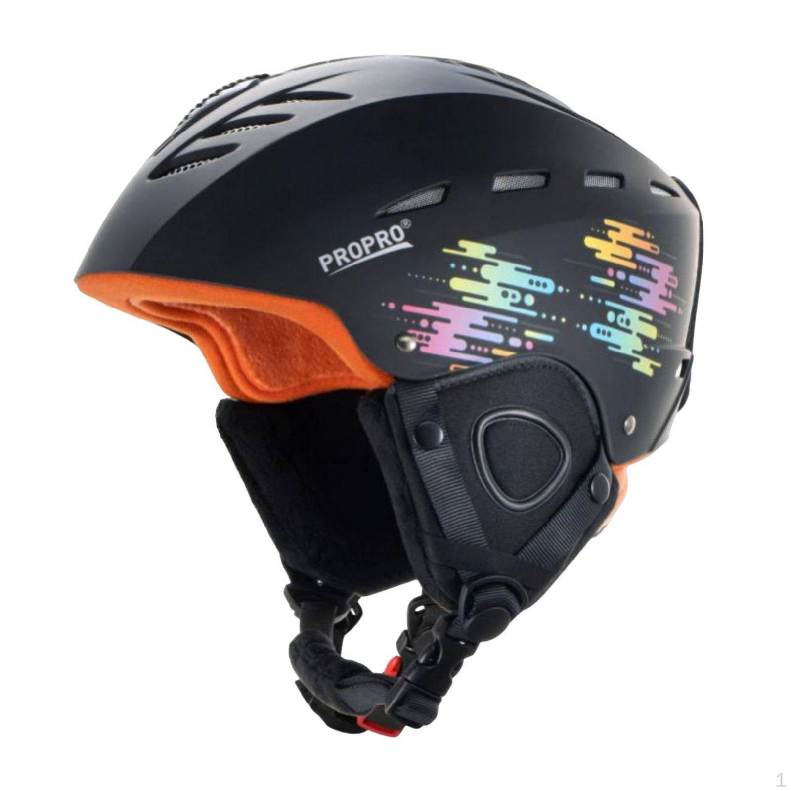 Ski Helmet, Unisex Protective Gear, Warm, Windproof, Breathable, Snowboard & Skiing
