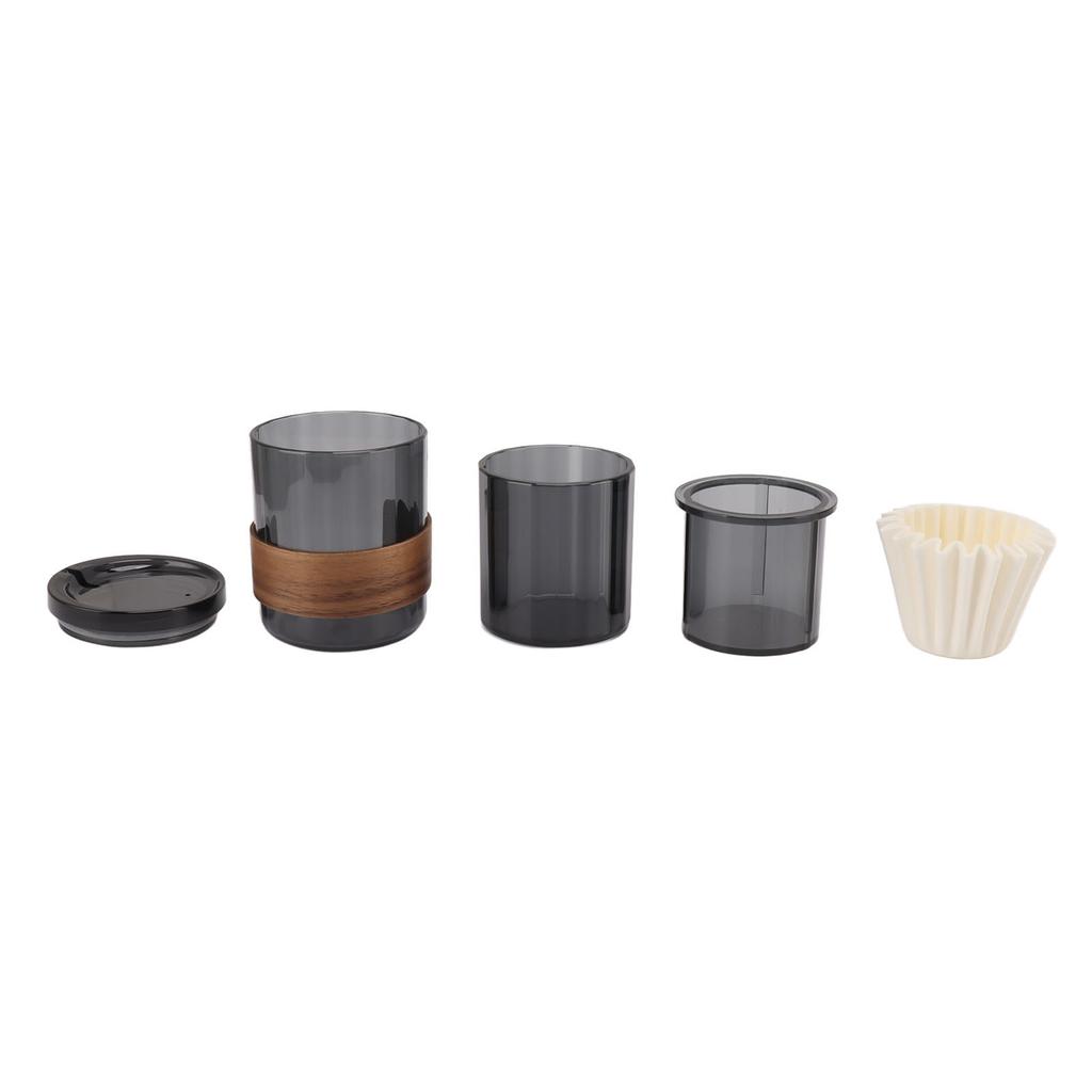 Coffee Cup 3 In 1 Portable Coffe Cup PCTG Overlay Design Universal Fit for Camping Travel Outdoor