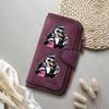 Stylish Duck Print Purse Forever Fashion Ladies Long Wallet Cute Pattern Portable Card Holder