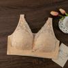 Full Cup Bra Large Size Large Chest Thin No Steel Ring No Magnetic Sandwich Light Cup Foreign Trade Export