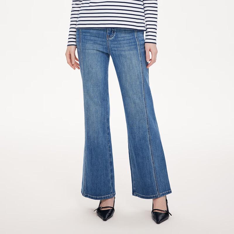 

FivePlus Women s Flared High-Waist Jeans M