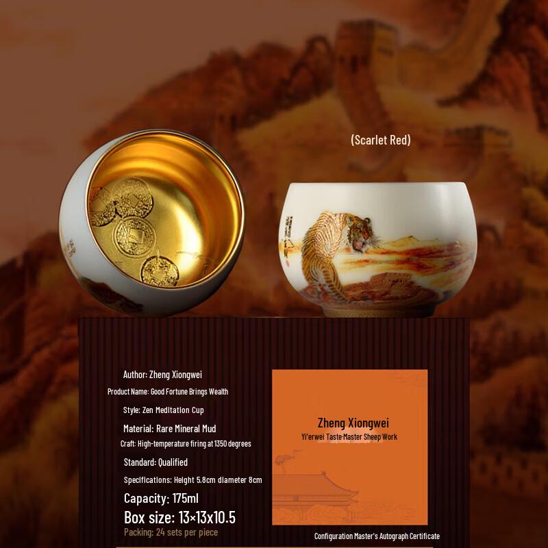 

Chinese Mutton-Fat Jade Porcelain Zen Teacup