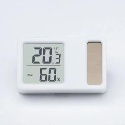 69HF Soldriven Termometer Hög Noggrannhet Mini Digital Temperatur Fuktighetsmätare Bärbar Hygrometer