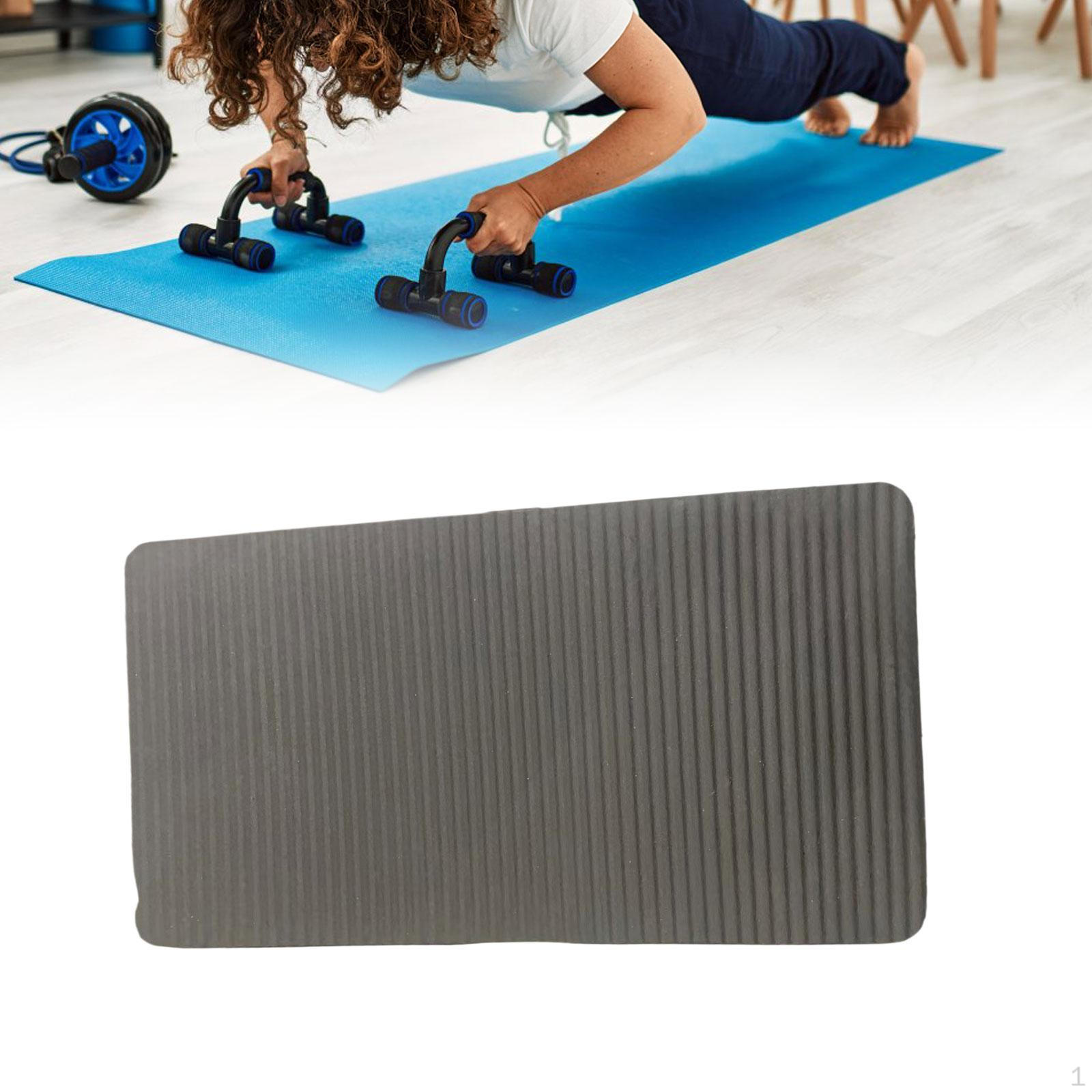 

Yoga Knee Pad Elbow Cushion Accessories Portable Workout Mat for Wrist Hands Gym серый