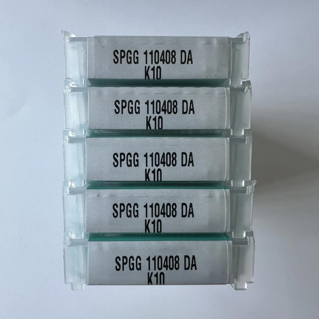 TaeguTec / SPGG110408DA K10 / Original carbide blade 10 Pcs