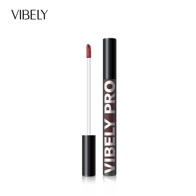 VIBELY Little Black Mirror Mirror Air Lip Glaze Watery Black Tube Moisturising Nourishing Mirror Gloss Lip Gloss Lipstick