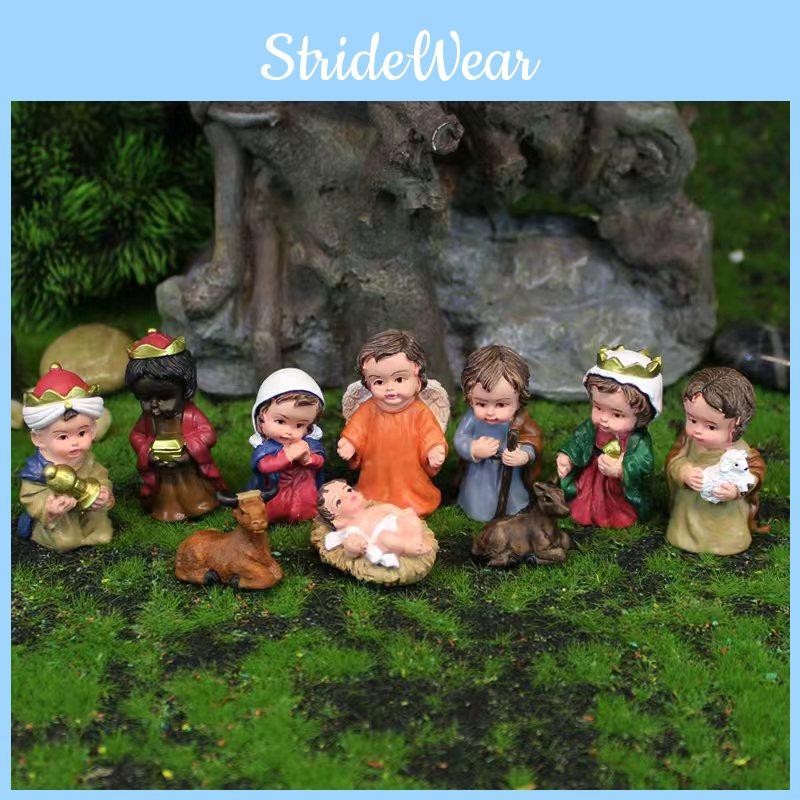 Nativity Creative Figurines Resin Craft With Artistic Touch For Holiday Gift
