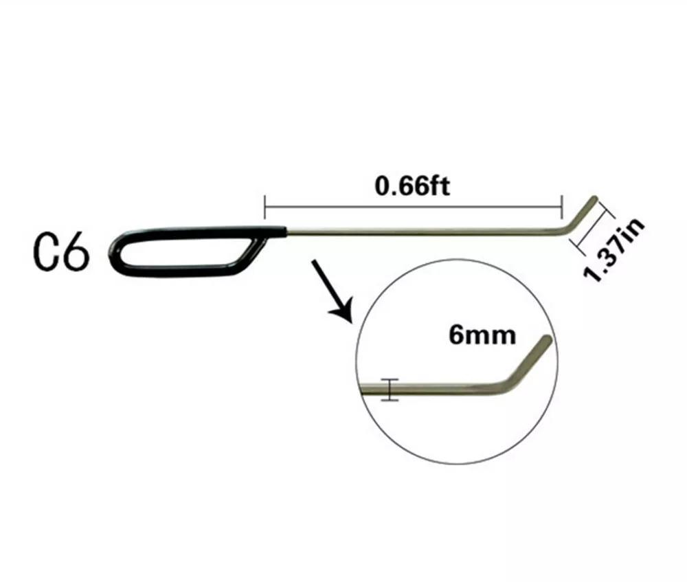 Paintless Dent Removal Tools Kit Dent Repair Set Kit pdr Werkzeuge Stangen Auto Reparatur
