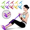 Fitness Gum 4 Tuburi Benzi de rezistență Latex Pedal Exerciser Sit-up Pull Rope Expander Benzi elastice Echipament de yoga Pilates Antrenament