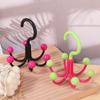 6pcs Space-Saving Dopamine Hook Hanger Six Claws Scarf Hat Bag Organizer  Laundry