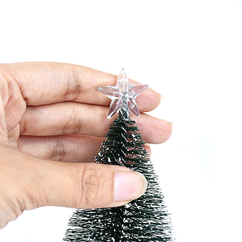1/3 peças Luminosa Árvore de Natal Mini Enfeites de Mesa Decoração de Natal para Casa Ano Novo Presentes para Festa de Natal Suprimentos