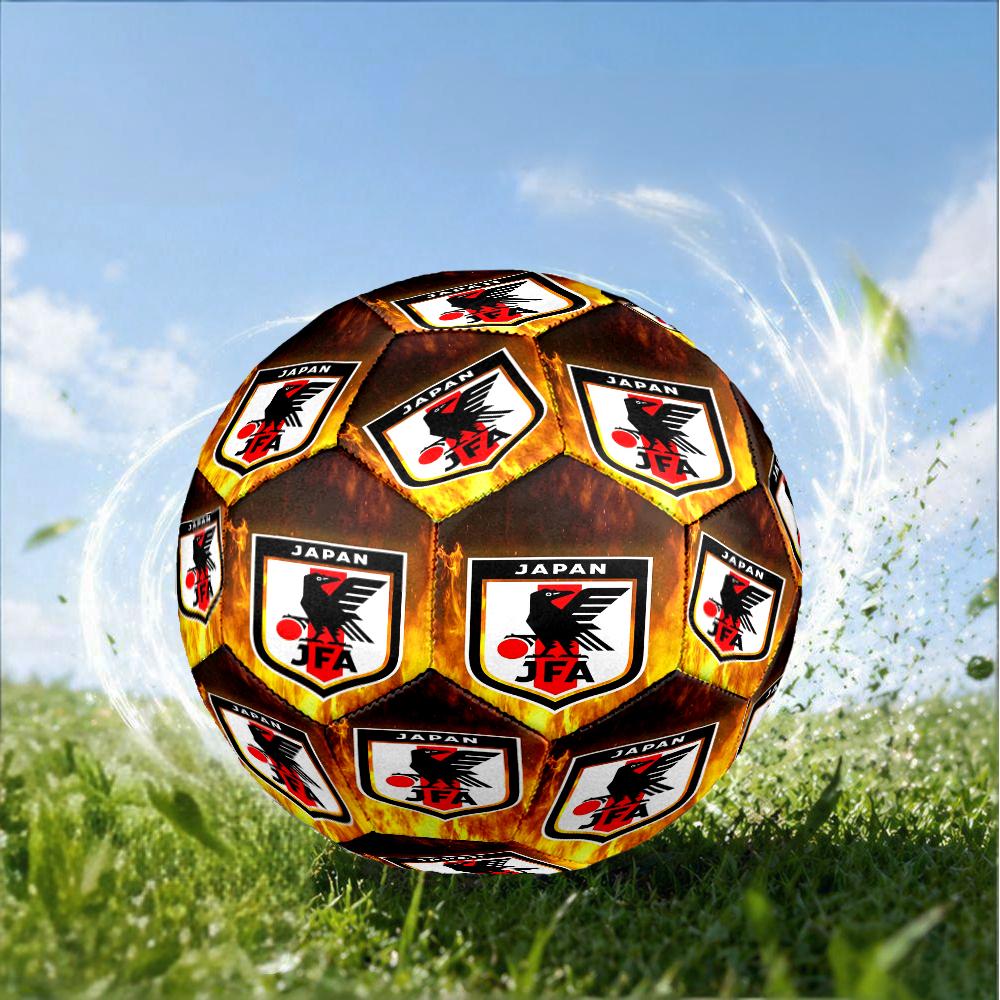 Japan Football Association Emblem Size 5 Soccer Ball,Indoor/Outdoor Suitable for Training Matches Tournaments Practice Games Perfect Gift for Fan