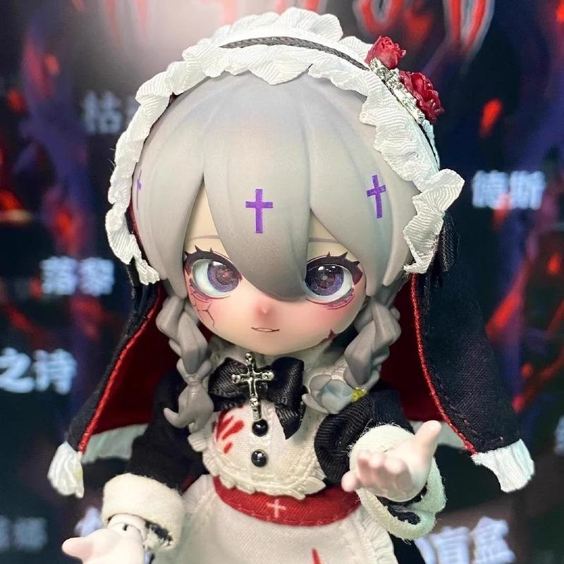 Authentic Nyssa Weird Nightmare Bjd Series  Mobile Doll 12 Point Decorative Trendy Toys Handmade  Present For Kids