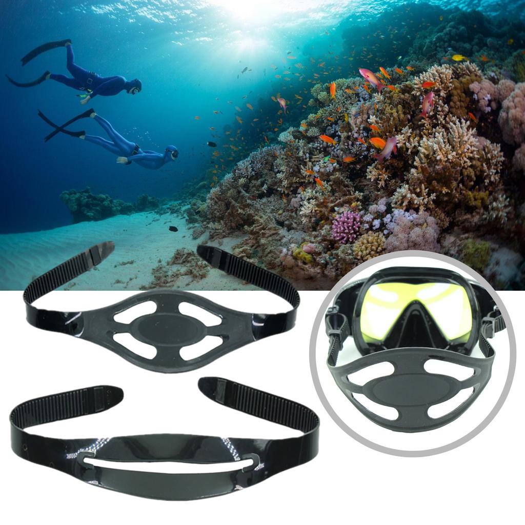 Scubas Mask Strap Dive Mask Strap Replacement Silicone Mask Strap Swimming Goggles Glasses Silicone Strap for Diving