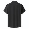 Men Shirt Plus Size Summer Short Sleeve Business Work Shirt Loose Fit Comfortable Oversized T Shirt Designer Clothes Men
