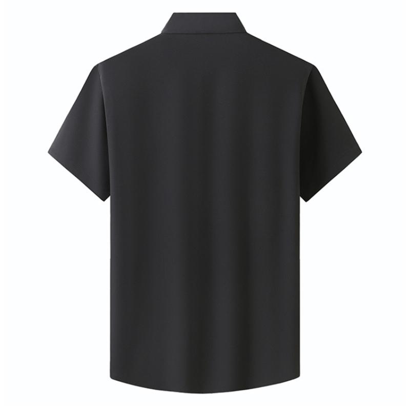 Men Shirt Plus Size Summer Short Sleeve Business Work Shirt Loose Fit Comfortable Oversized T Shirt Designer Clothes Men