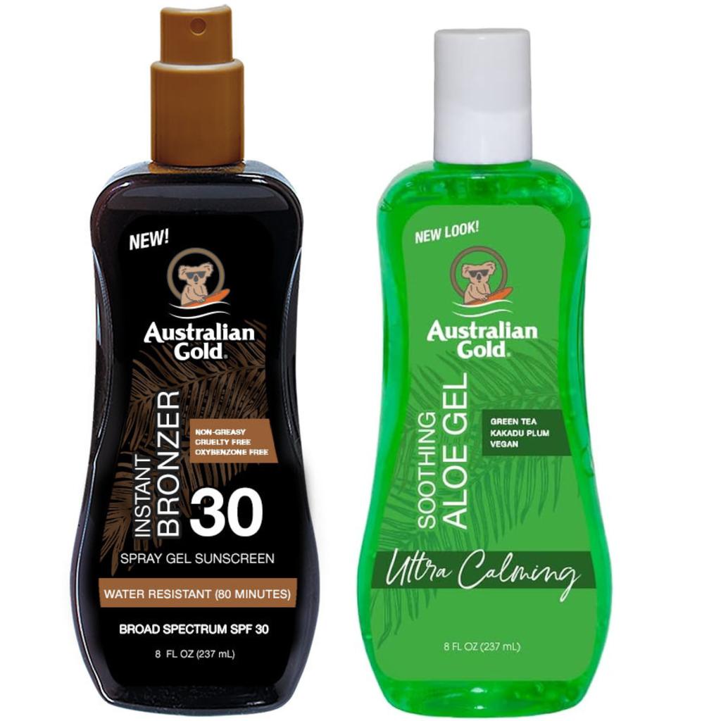 Australian Gold After Sun Bronzer Spray Gel SPF30 + Aloe