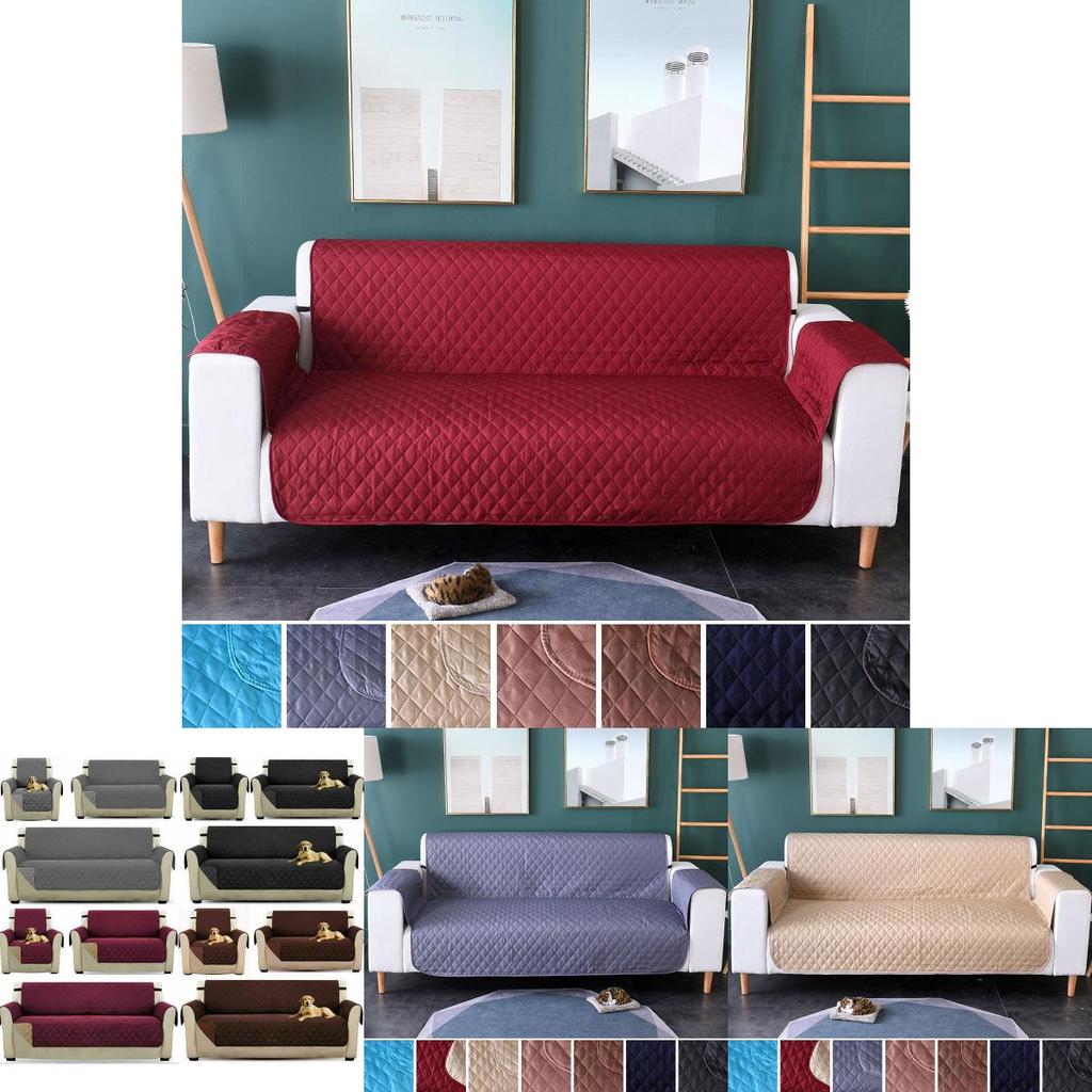 Luxuriöse Wende-Stepp-Sofahülle MöbelSchutz mit weicher Mikrofaser