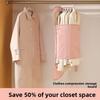 Clothing Compression Storage Cube With Foldable Dust Cover For Bedroom Organization