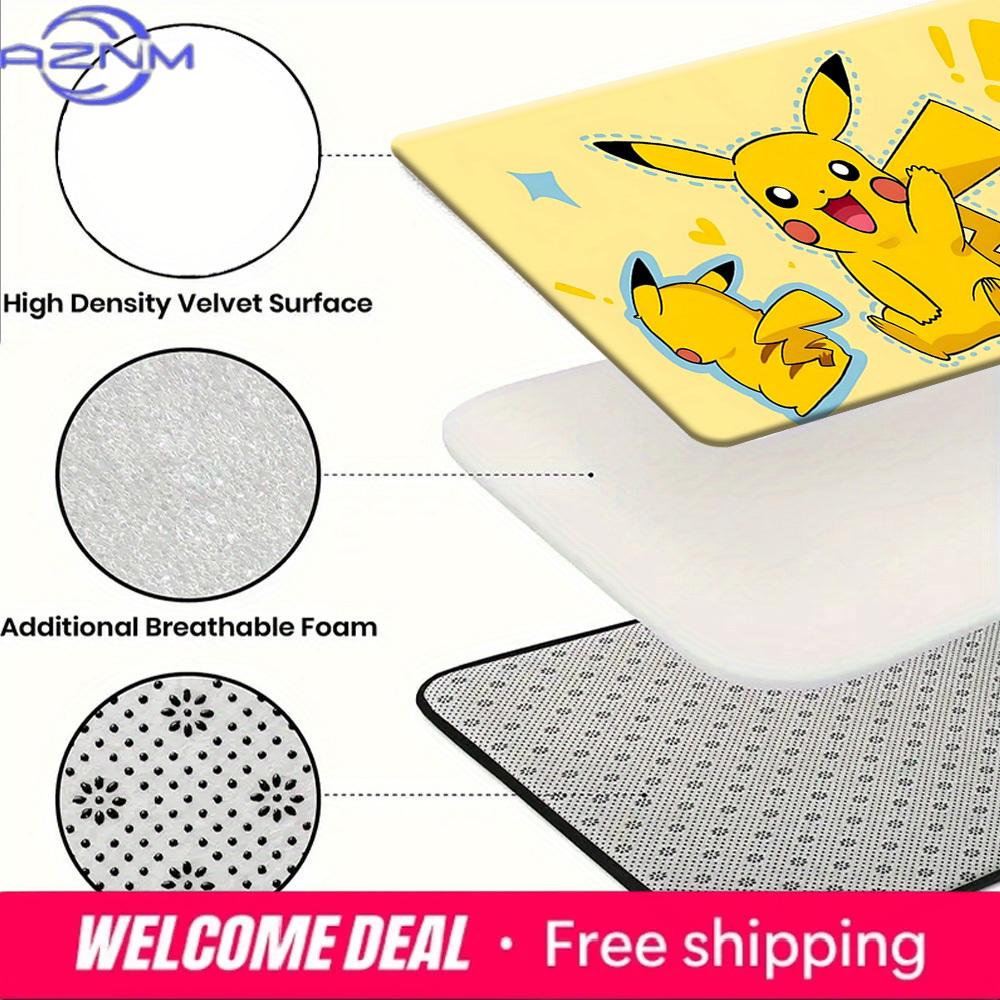 Cute Pikachu Multi-Poses Print Non-Slip Doormat Floor Mat
