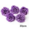 Purple Artificial Flowers Heads Silk Fake Flowers For Home Decor Party Wedding Decoration DIY Valentine's Day Gifts Accessories