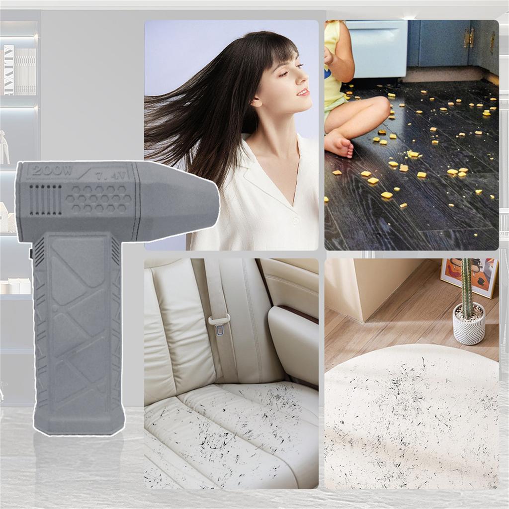 Mini Turbo Jet Fan Turbo Violent Fan 110 000 RPM Powerful Blower With High Speed Duct Fan Rechargeable Large Motor