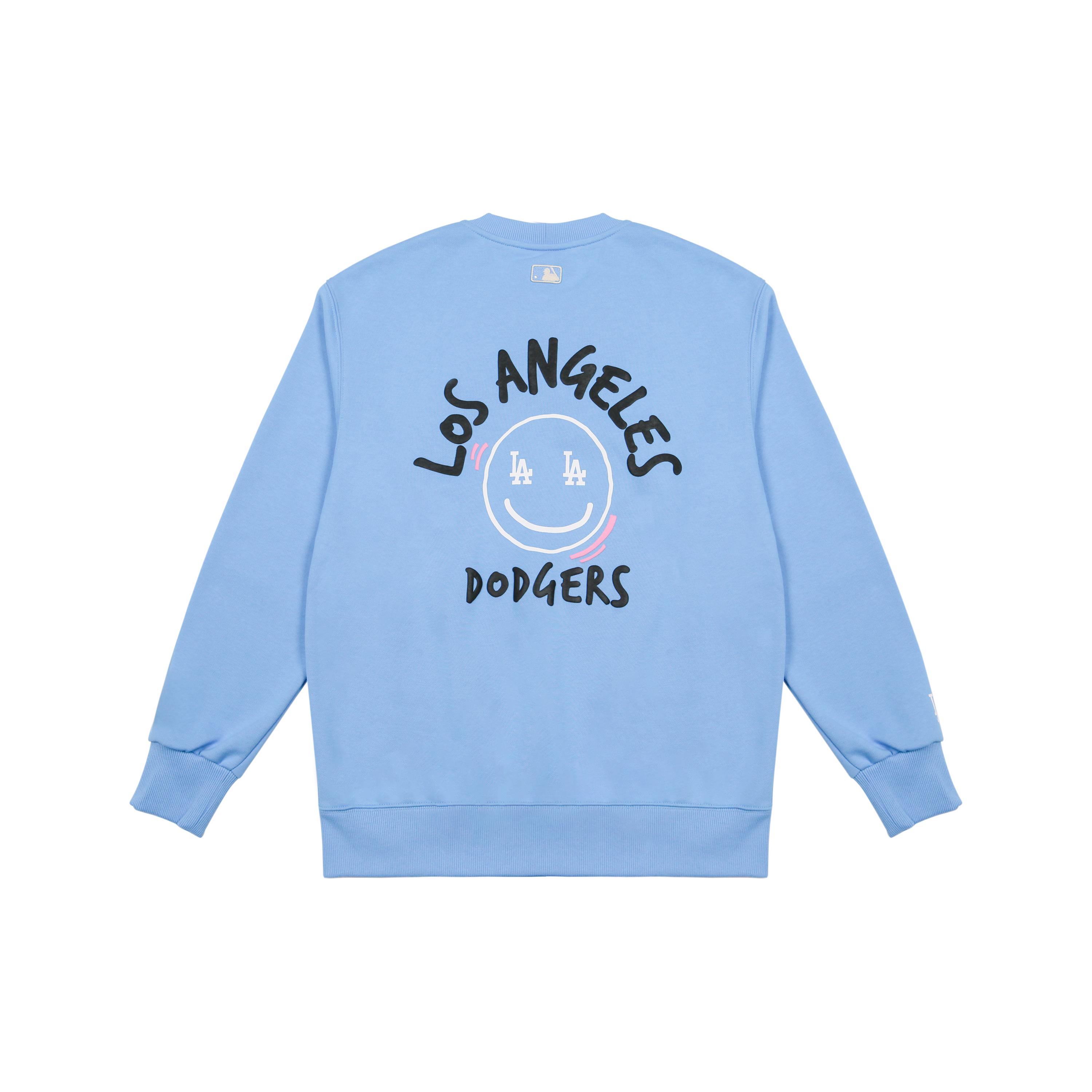 MLB Sweatshirts Unisex Blue Crew Neck Moderate Other 3AMTL0514-07BLS XS