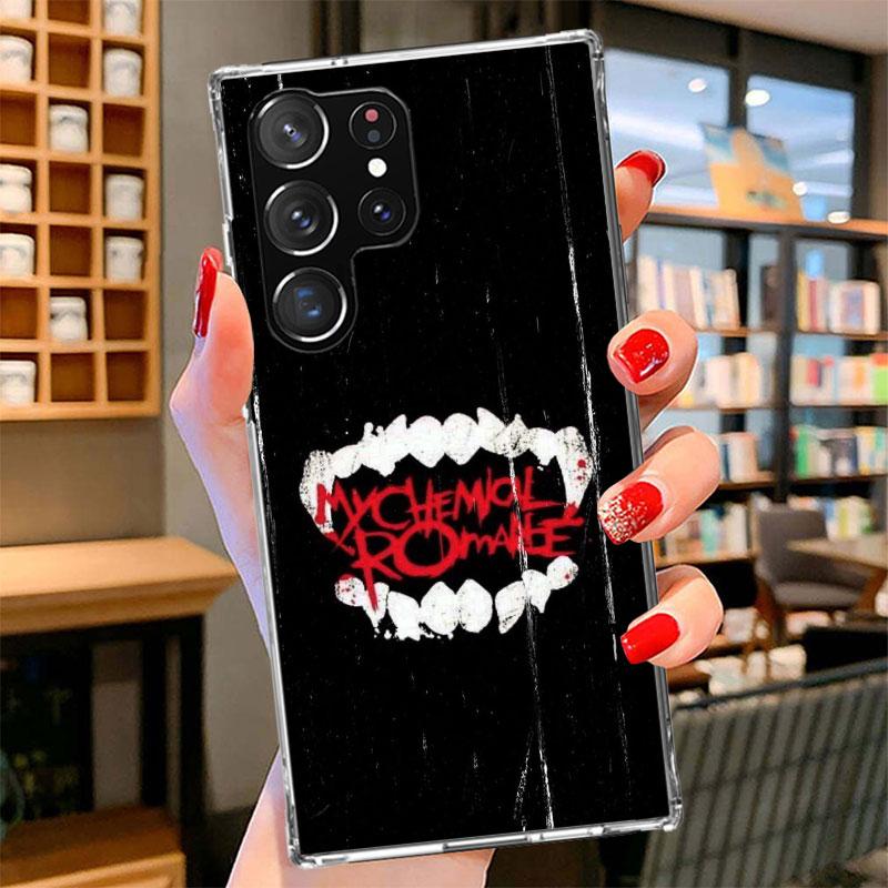 My Chemical Romance MCR Phone Case For Samsung Galaxy S26 S25 Edge S24 Ultra S23 S22 Plus S21 S20 FE Soft Fundas Shell Galaxy S2