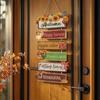 Rustic Fall Wall Decor, Vintage Wooden Hanging Sign with Sunflower, Pumpkin & Maple Leaf for Autumn Harvest Thanksgiving Home Decoration, Indoor