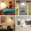 LED Wall Mounted Lights with Remote 3 Color Temperatures 12 RGB Color Ambience Wall Sconces Rechargeable Magnetic Wall Lights