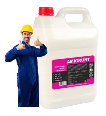 Universal Primer for Walls Under Plaster and Tiles Amigrunt 5L